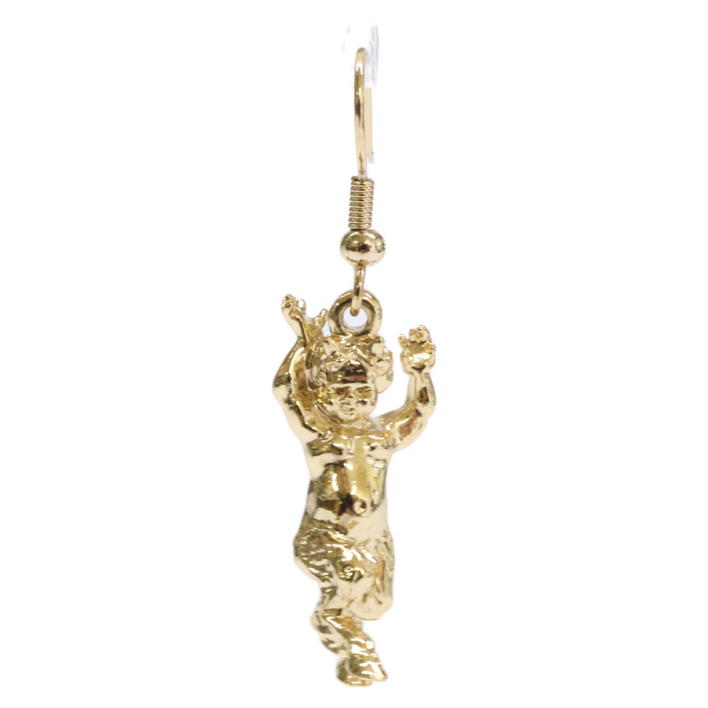 Vivienne Westwood Satya Orb Engraved Single Earring, Gold Color, Women's